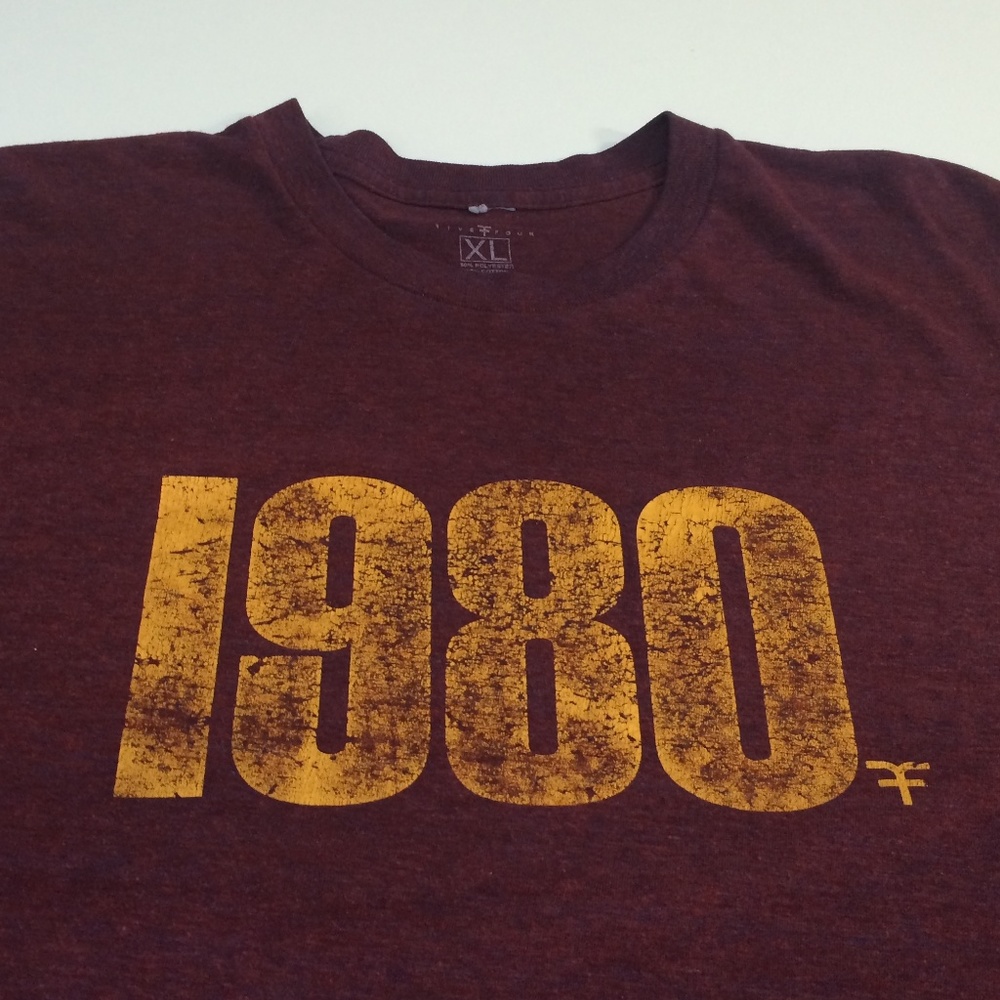 Five Four 1980 Burgundy Shirt XL